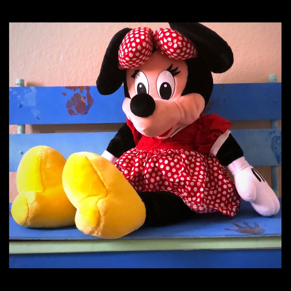 36” RARE Disney Minnie Mouse Plush